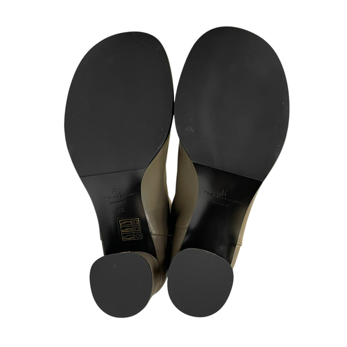 FABIO RUSCONI フロントジップブーツショートブーツ 古着・中古-6枚目のアイテム画像