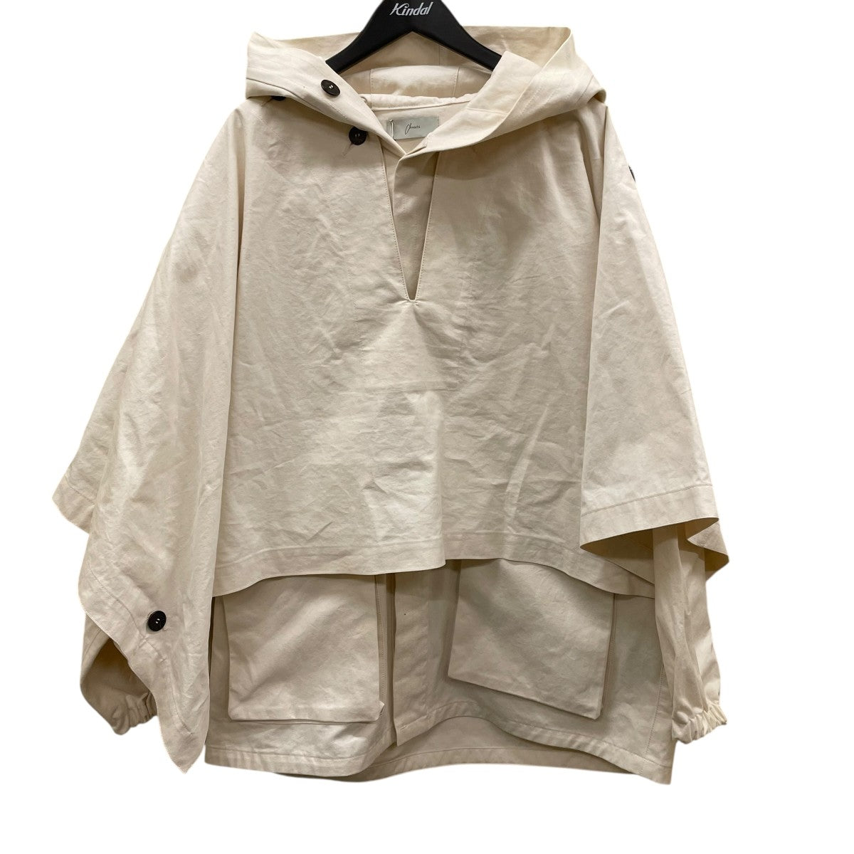 amachi．(アマチ) フーデッドコートAY 9 10 AY 9 10 ホワイト サイズ 5