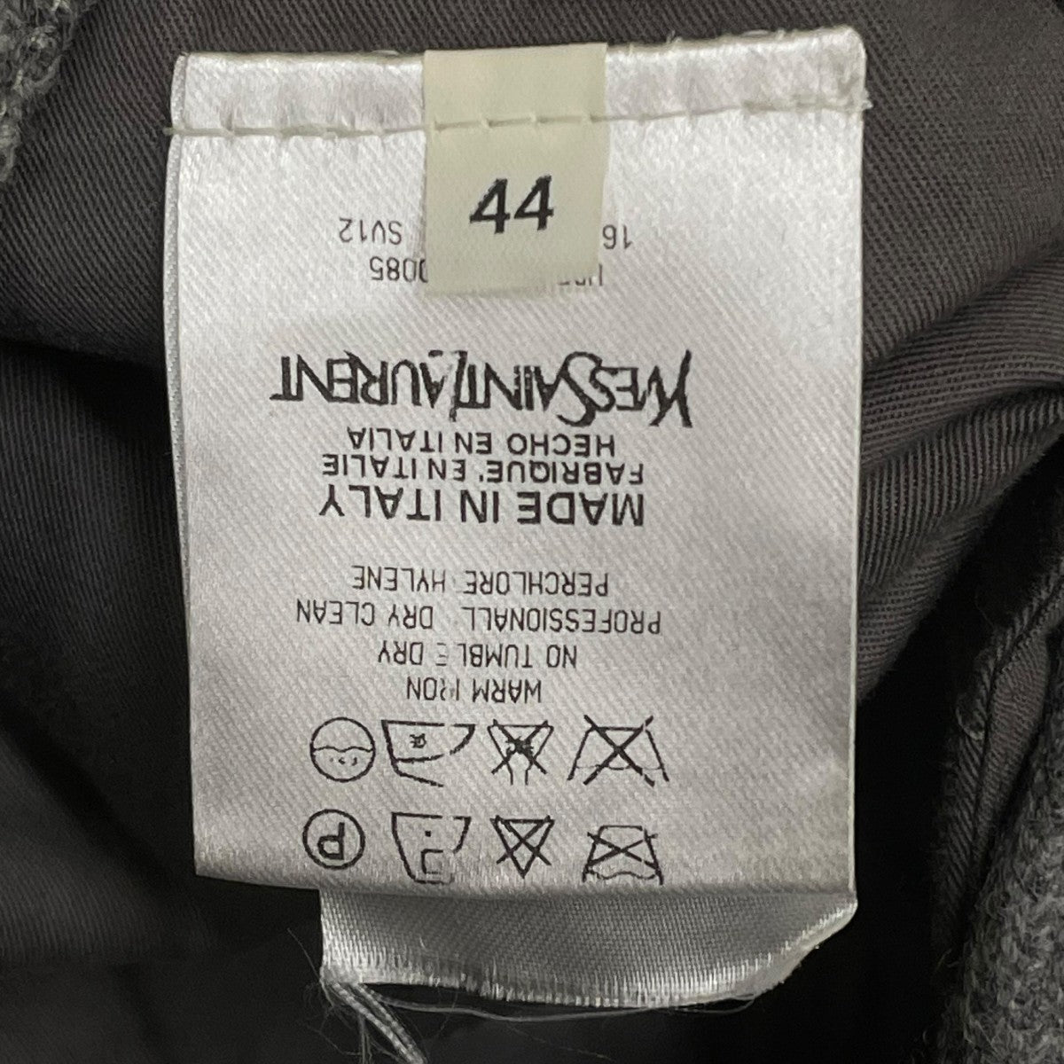 Yves Saint Laurent ウールサファリジャケット161648 古着・中古-5枚目のアイテム画像