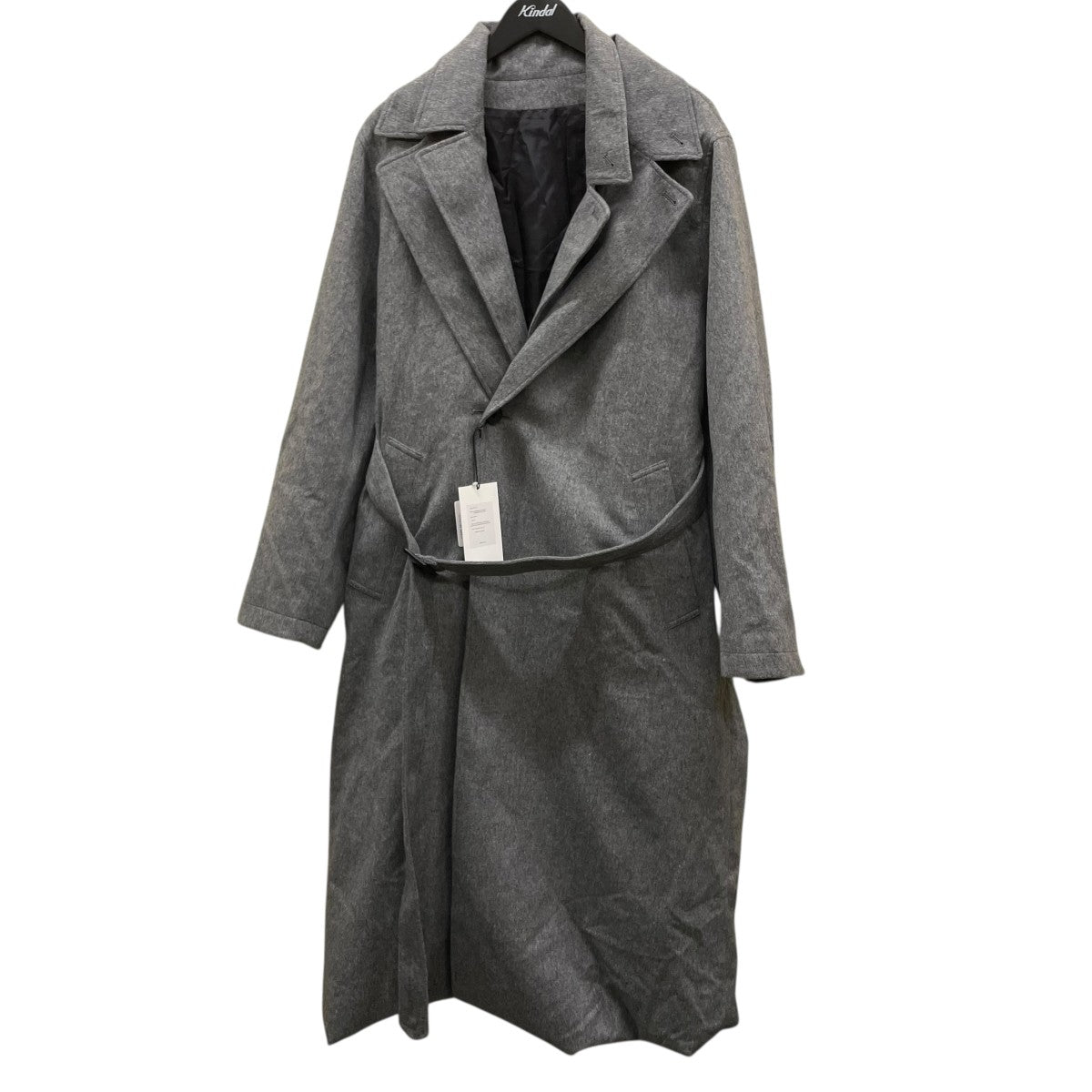 stein 25AWOVERSIZED LAYERED COMBINATION COATカシミヤ混レイヤードロングコートST.1210 古着・中古-1枚目のアイテム画像