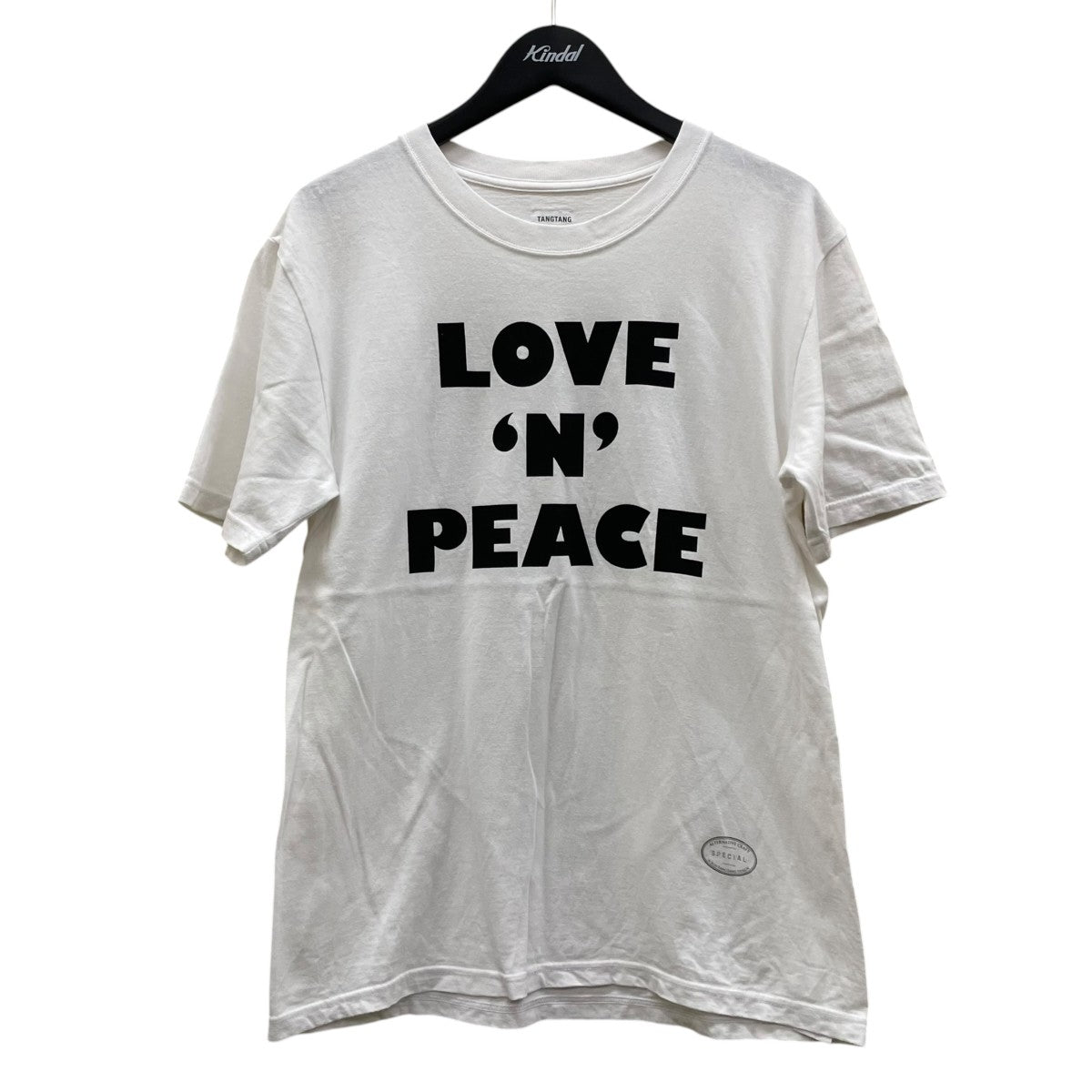 TANG TANG QUE SERA プリントTシャツ TANGTANG(タンタン) プリント 半袖Tシャツ コットンTシャツ ホワイト