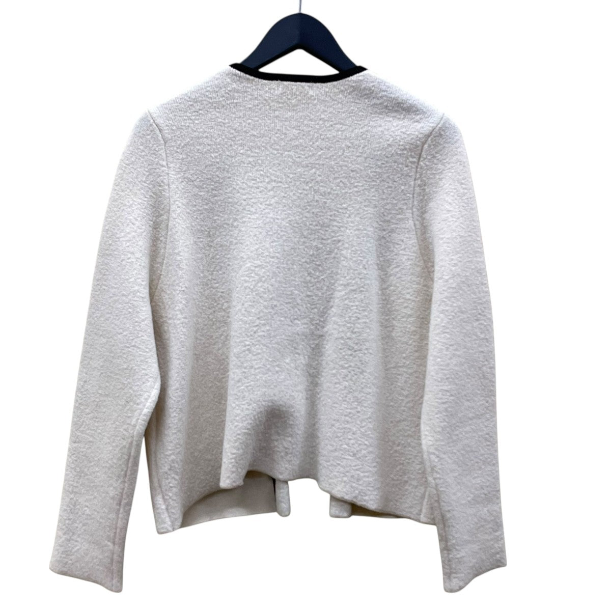 ウールナイロンブークレー フロントオープンカーディガン11-02-24-02703