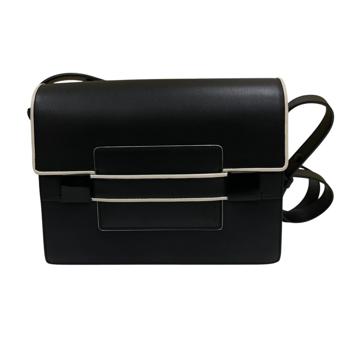 DELVAUX(デルヴォー) レザーショルダーバッグ ブラック｜【公式