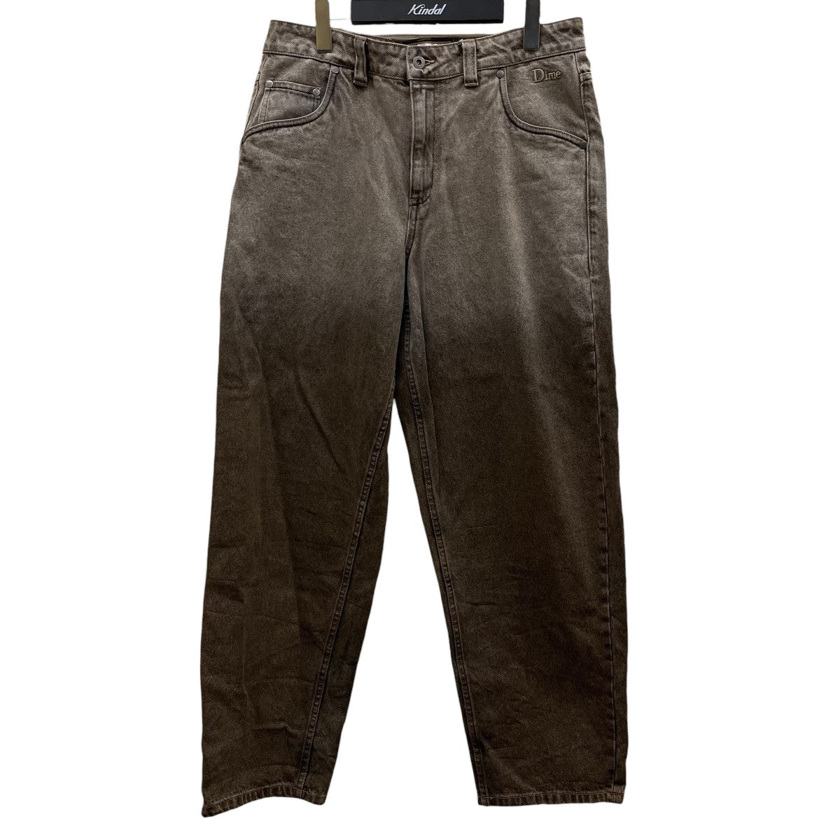 Dime(ダイム) CLASSIC BAGGY DENIMバギーデニムパンツ ブラウン サイズ