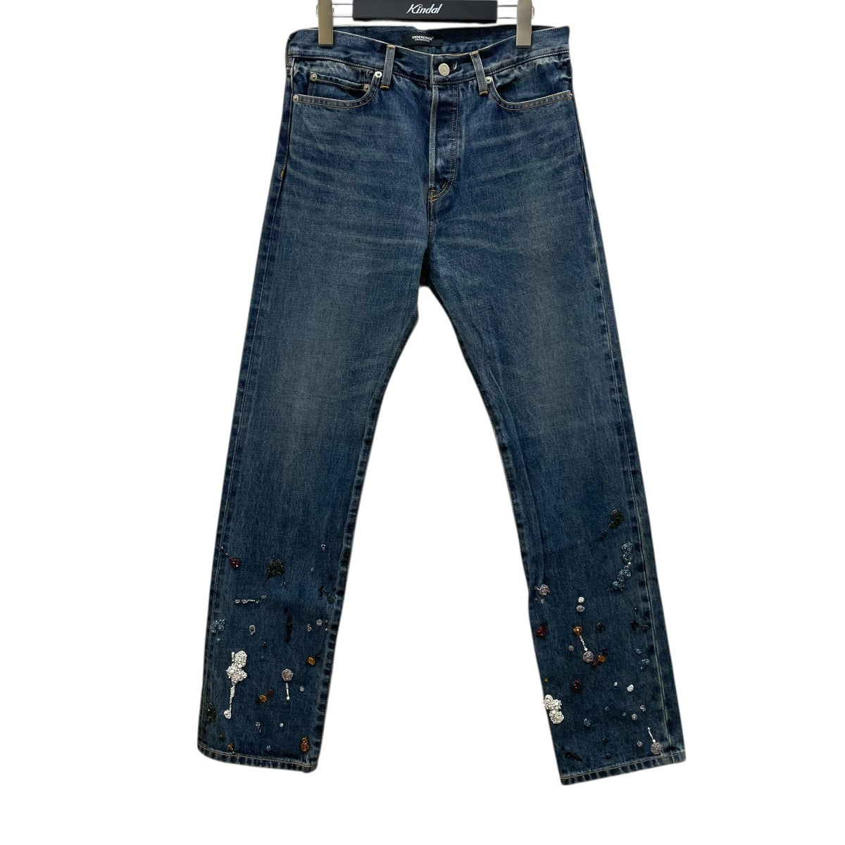 アンダーカバー23AW ビーズ　ドリップMA-1 サイズ2 UNDERCOVER(アンダーカバー) 23AWドリップビーズ加工デニムパンツ