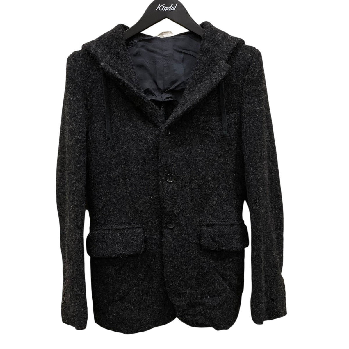 縮絨ウールフーデッドジャケットDN J051