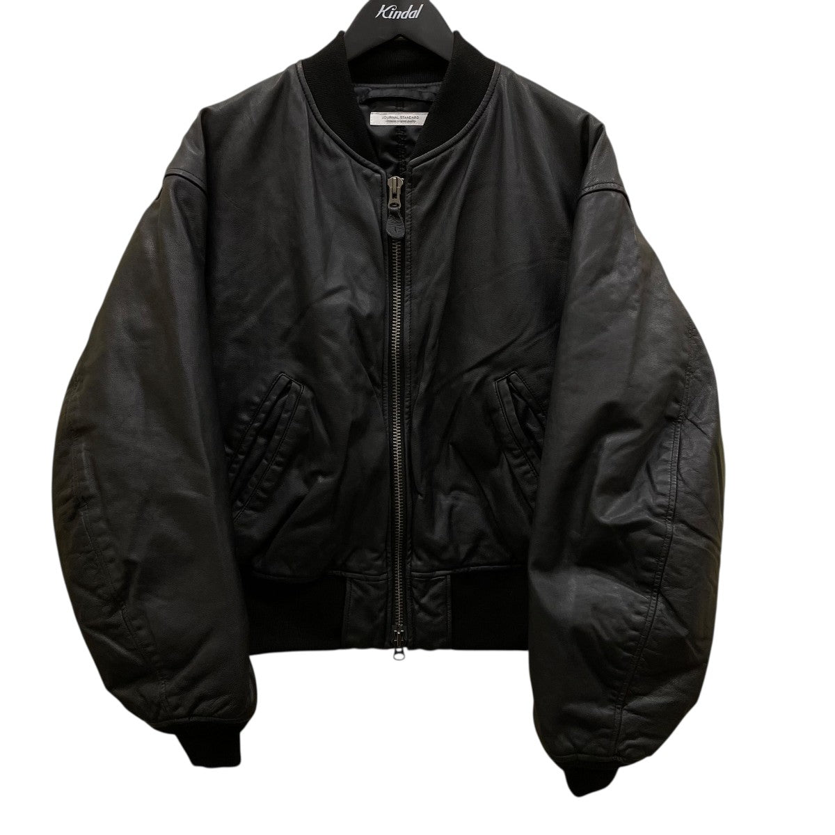 ゴートレザー ボンバーブルゾンMA-1ジャケット25011600551030