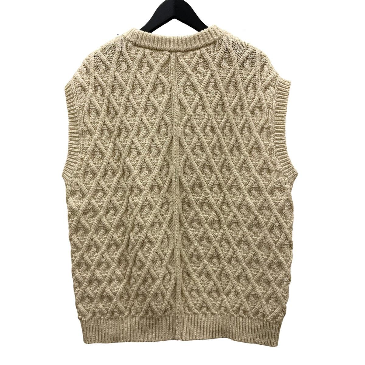 HARD TWIST MERINO ARAN KNIT VESTニットベストA9AV04FM