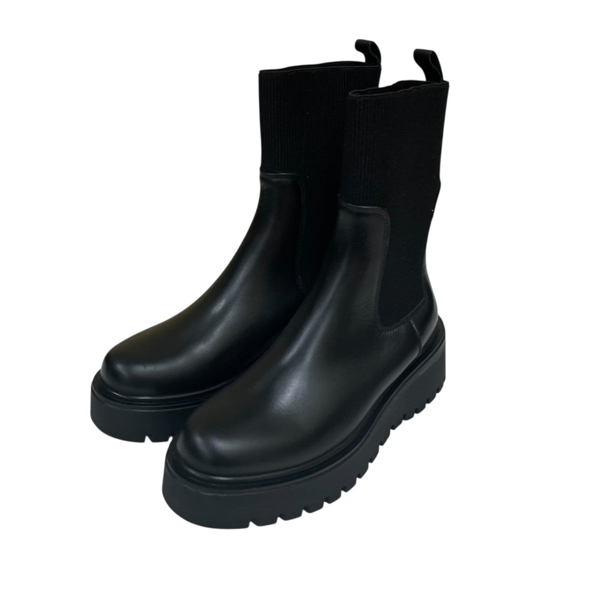 CORSO ROMA 9(コンソローマ9) サイドゴアブーツ リブリットブーツ