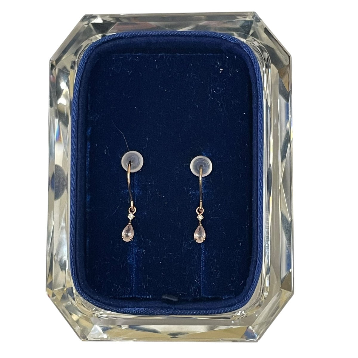 K10PG ローズクォーツピアス