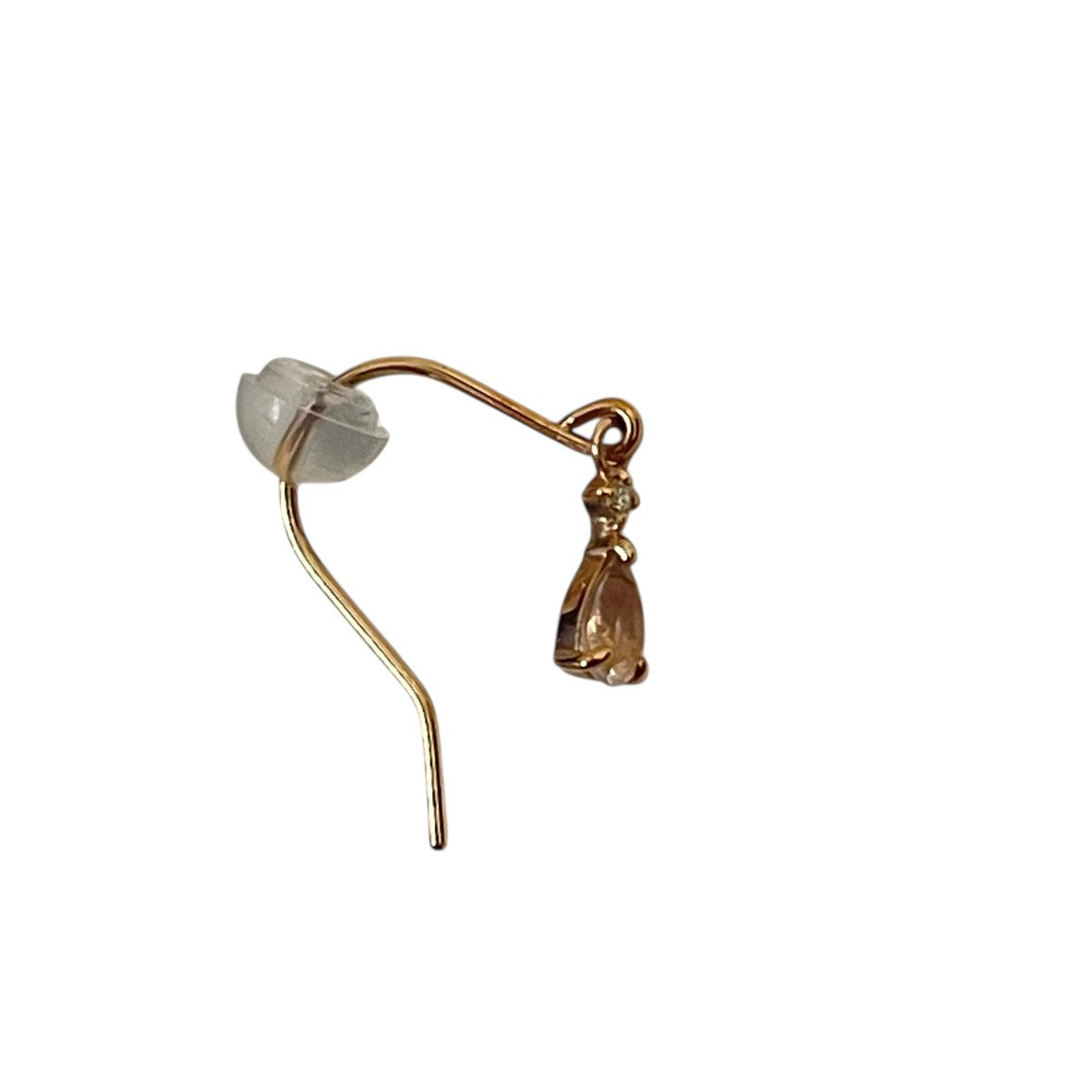 K10PG ローズクォーツピアス