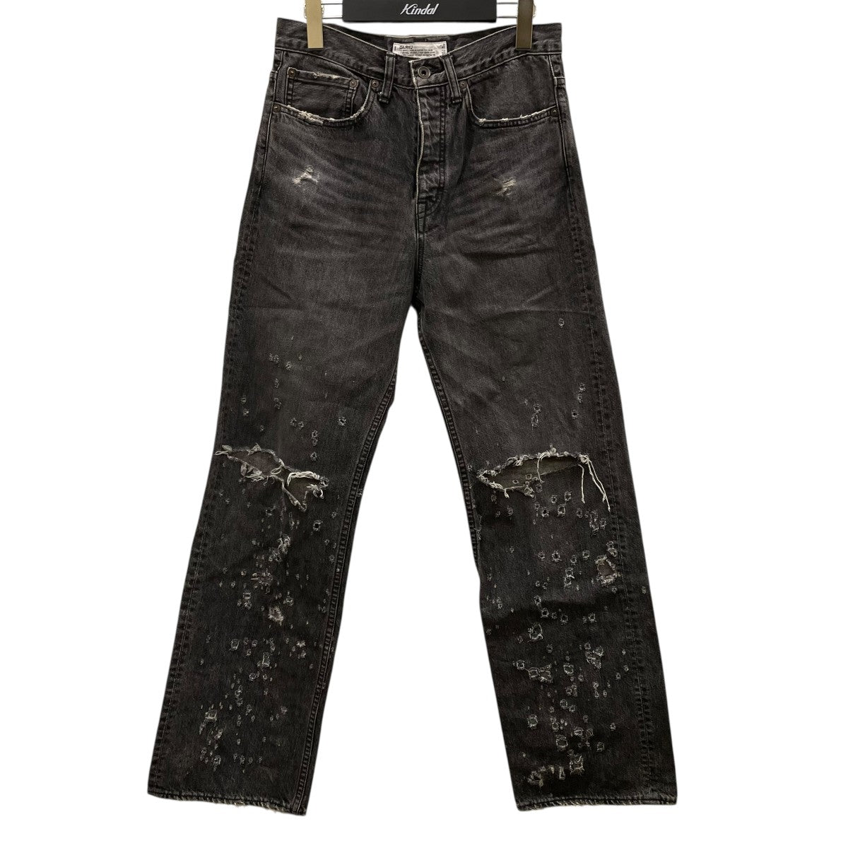 DAIRIKU Damage Straight Denim Pantsダメージ加工デニムパンツ24SS D