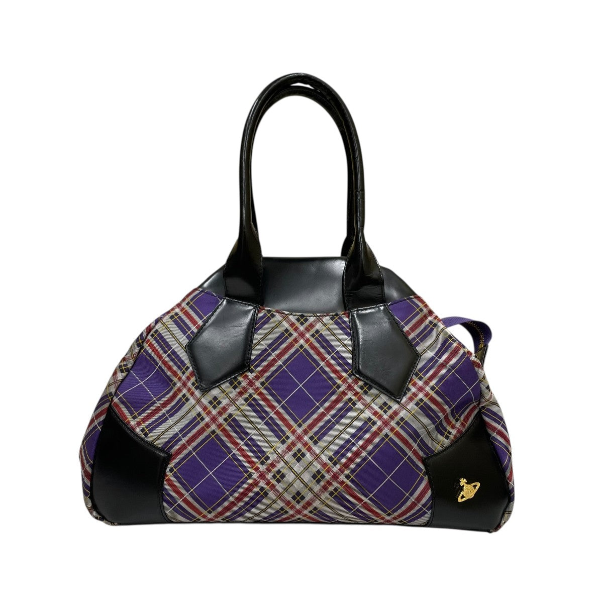 廃盤Vivienne Westwoodヤスミンハンドバッグ　タータンチェック Vivienne Westwood(ヴィヴィアンウエストウッド) チェック柄ヤスミン