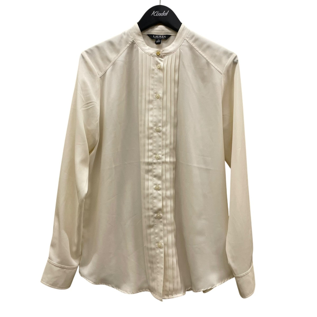 ピンタックド クレープデシンシャツバンドカラーシャツIT03945310963