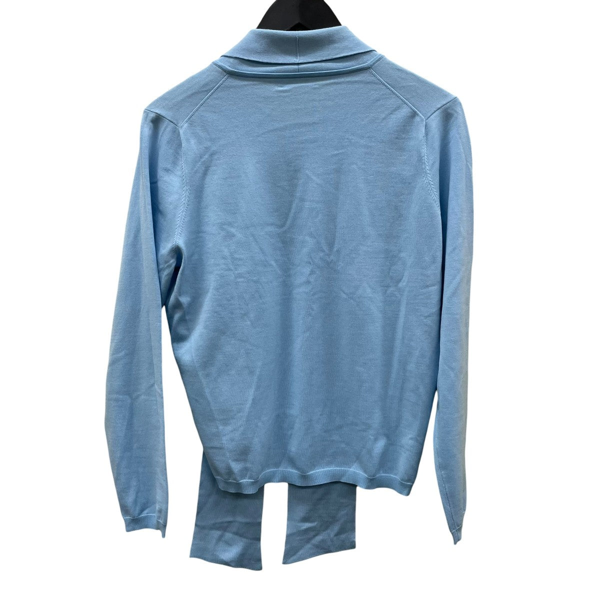 スーパーエクストラファインウール ボウタイプルオーバーロングスリーブカットソー11 02 34 02305