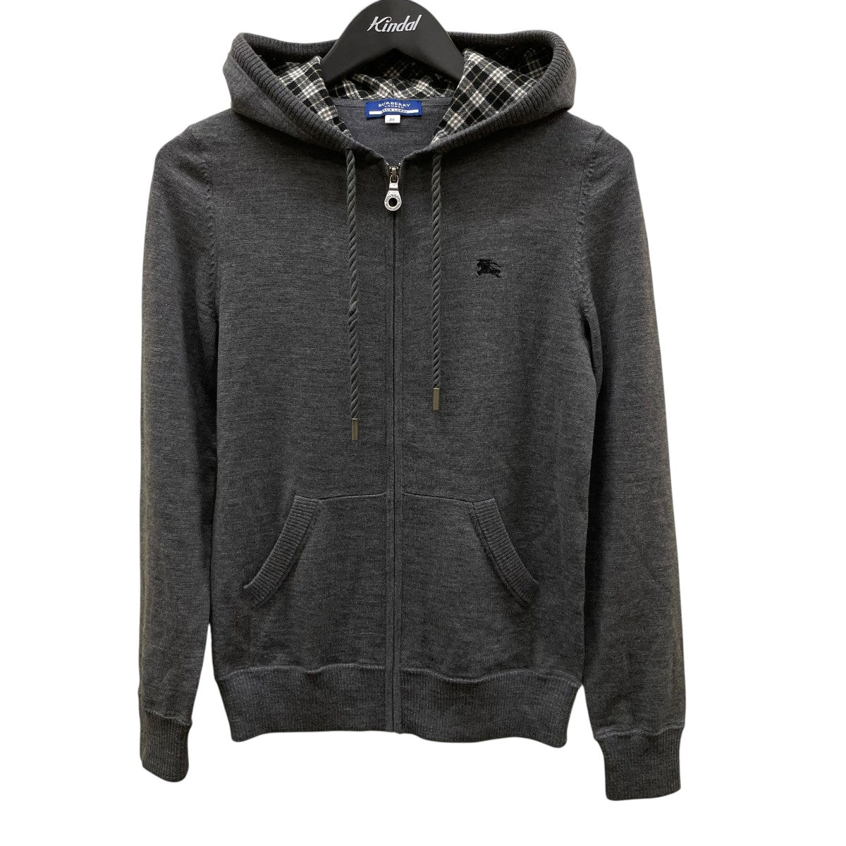 ウールニットジップフーディE1N15-465-07