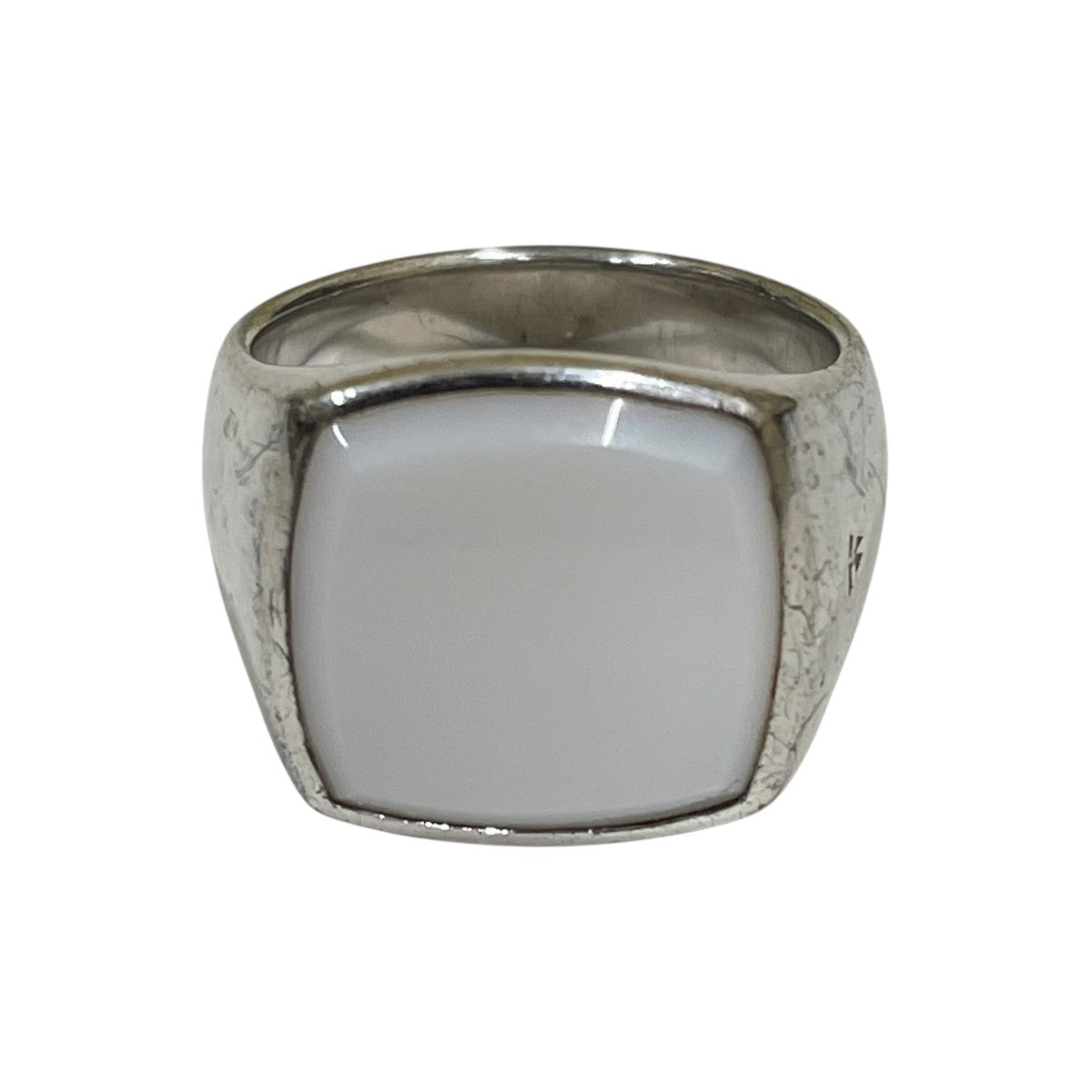 TOM WOOD(トムウッド) CUSHION WHITE MOTHER OF PEARLシルバーリング
