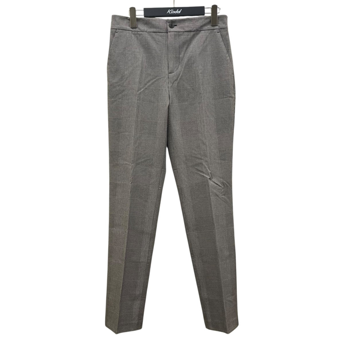 Glen plaid cigarette trousersグレンチェック柄 ストレートパンツ222TP250J