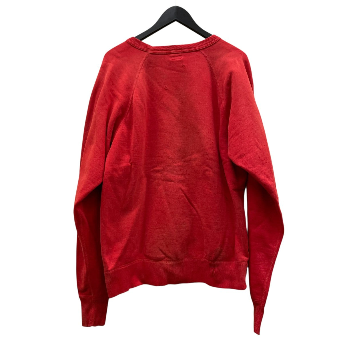 RGLN SWT SH GODSPEEDプリント 長袖 ラグラン スウェット ダメージ加工SM-A21-0000-028