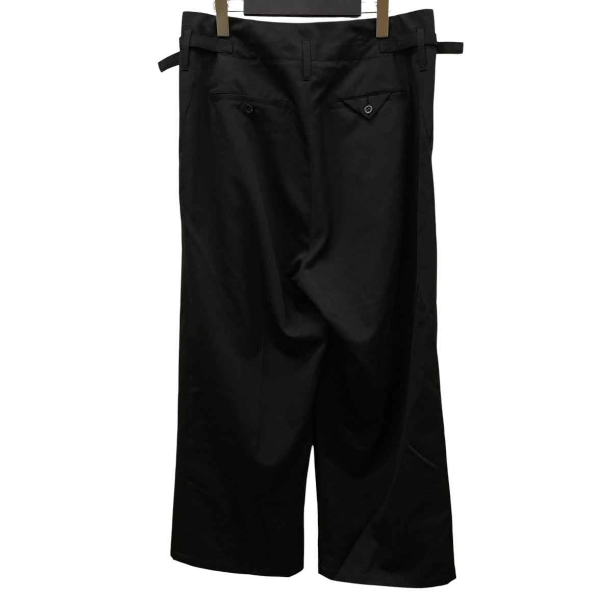 25SSDAMAGE WOOL 2TUCK SLACKSダメージ加工スラックスANC-PT79-B