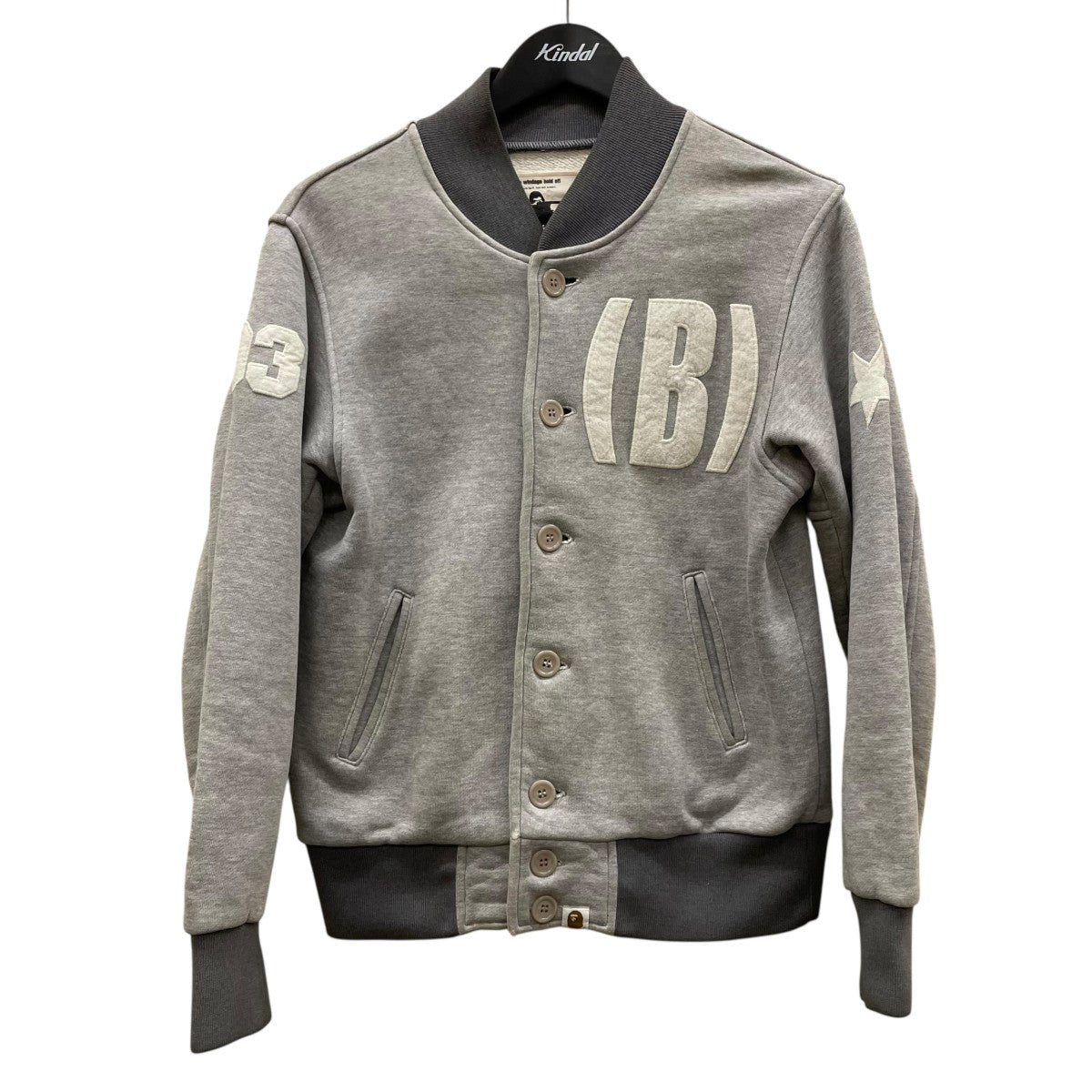 90s 00s OLD ワッペン付き ヴィンテージ スウェットスタジャン ジャケット