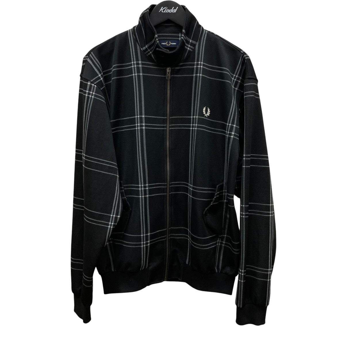 チェック柄トラックジャケットJ4543