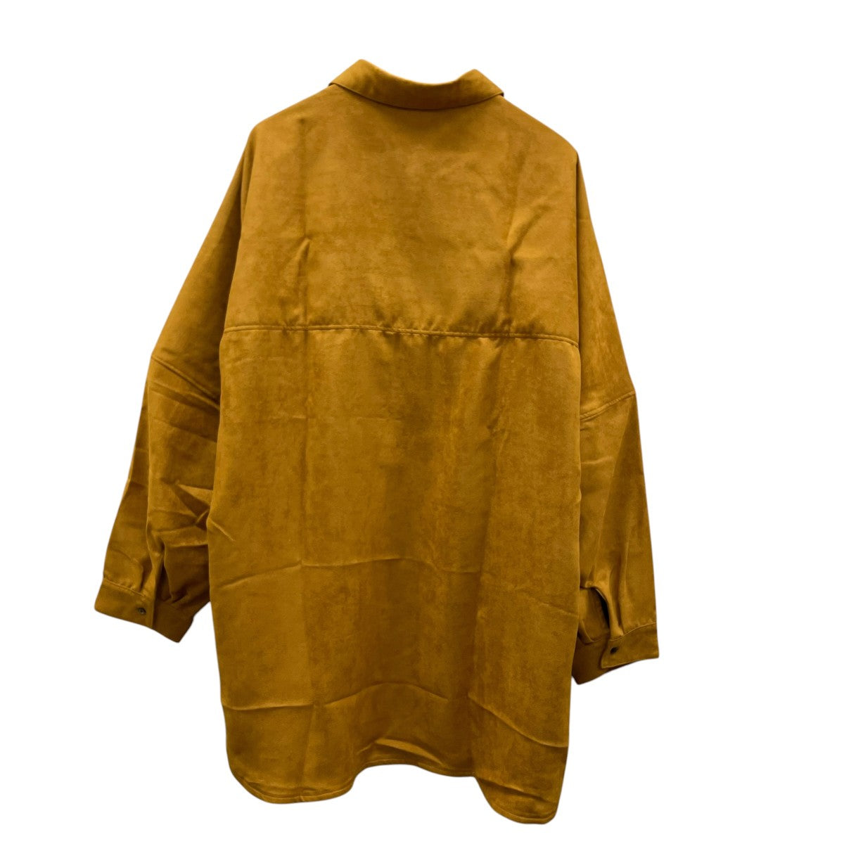 VEGAN LEATHER SKIPPER LONG LS ZIP SHIRTジップシャツANC-SH43