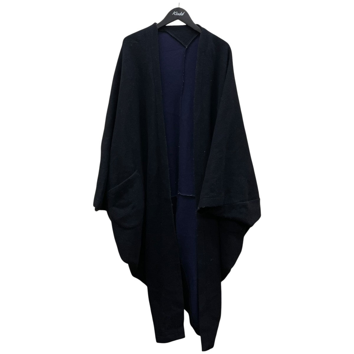 LIMI feu(リミフゥ) 変形ロングコートLC T40 145 LC T40 145 ネイビー