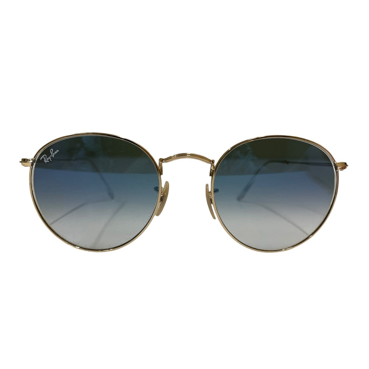 ROUND FLAT LENSESサングラス0RB3447N