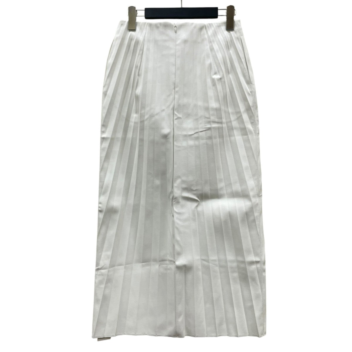23AWSilky Leather Skirt フェイクレザースカートロング丈 タイト フレアスカート23A87002