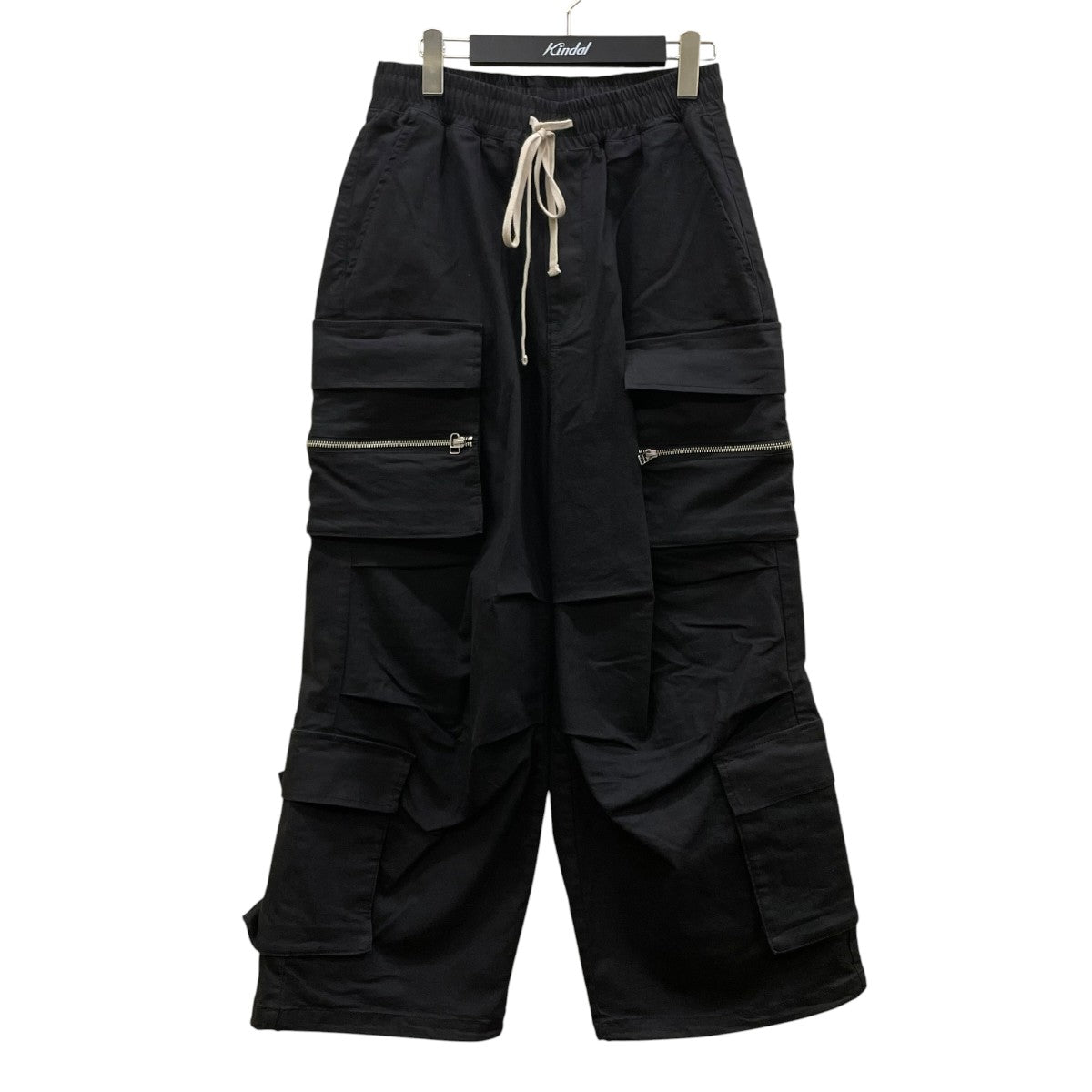 STRETCH TWILL ZIP W-POCKET WIDE PANTSカーゴパンツ24A PTL013 DS