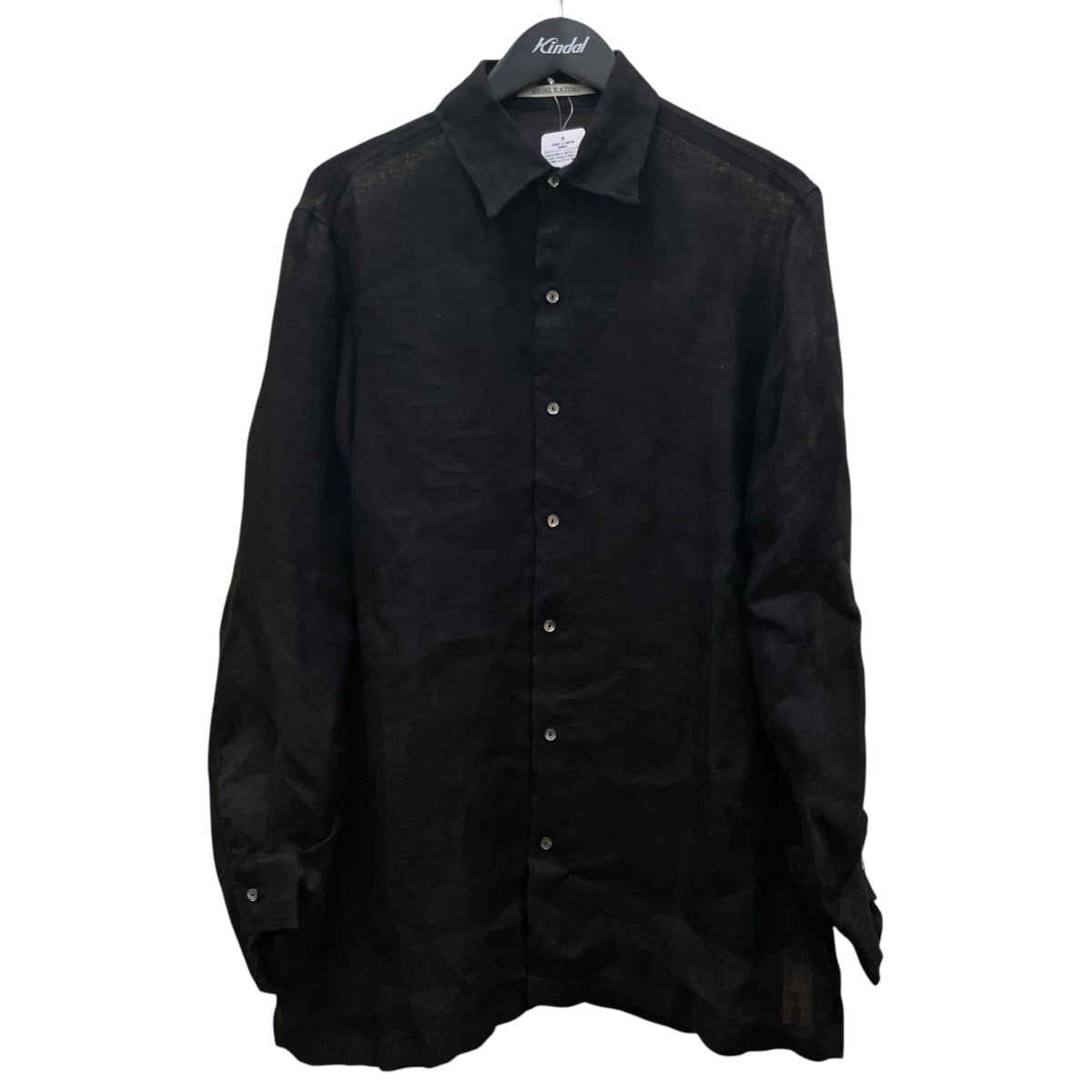 eriko katori リネンガーゼ　長袖シャツ　ERiKOKATORi ERiKOKATORi(エリコ カトリ) linen gawze shirtsシアー 長袖シャツ