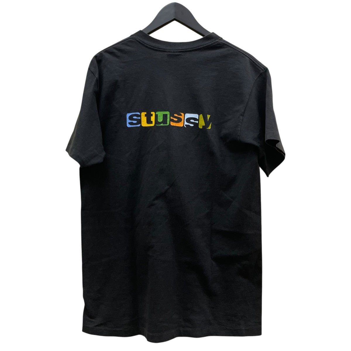 stussy ロゴプリント 半袖Tシャツ コットンTシャツ 紺タグ 古着・中古-2枚目のアイテム画像
