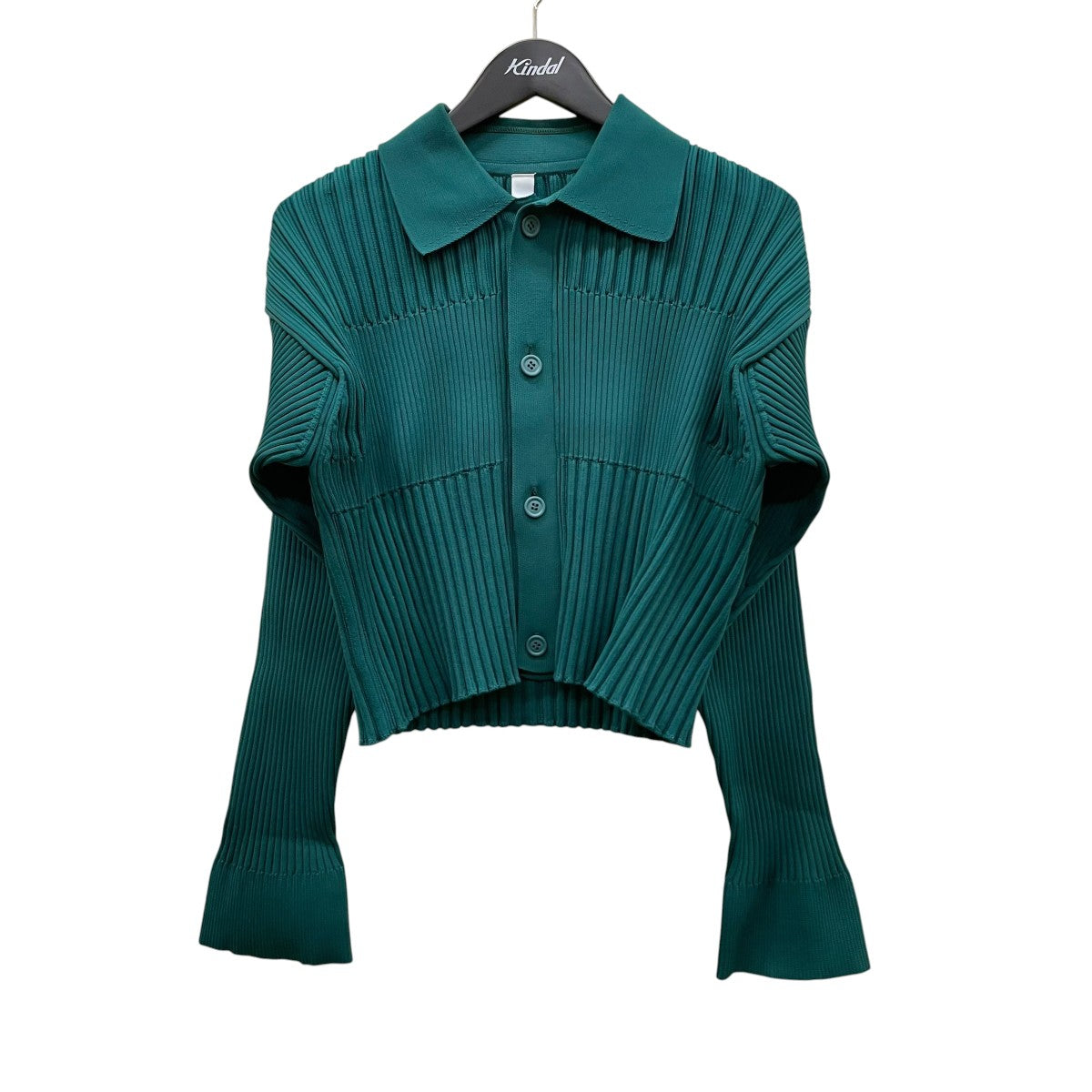 【にけ】CFCL 襟付き カーディガン サイズ5 シーエフシーエル CFCL(シーエフシーエル) LUTED CROPPED SHIRT CARDIGANカーディガン