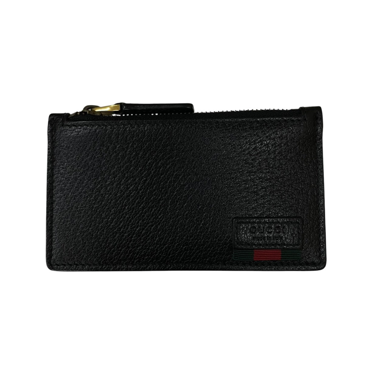 GUCCI(グッチ) シェリーライン ブラックレザー カードケース コイン