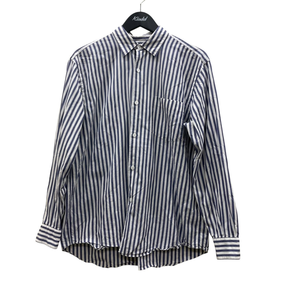 COMOLI(コモリ) コモリシャツ ストライプ長袖シャツ14S-02001 14S