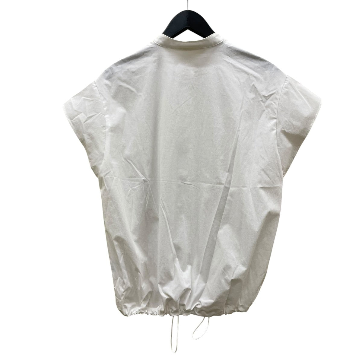 FRENCH SLEEVE DRAWSTRING SHIRT半袖ブラウス16003023036HN