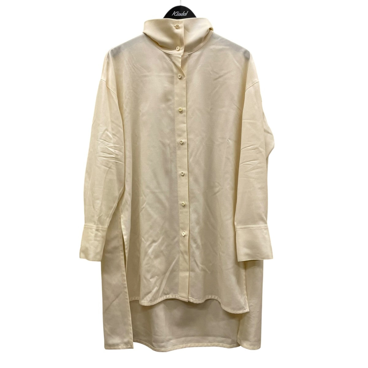 ウールツイル ハイネックロングシャツ長袖シャツ39068406702