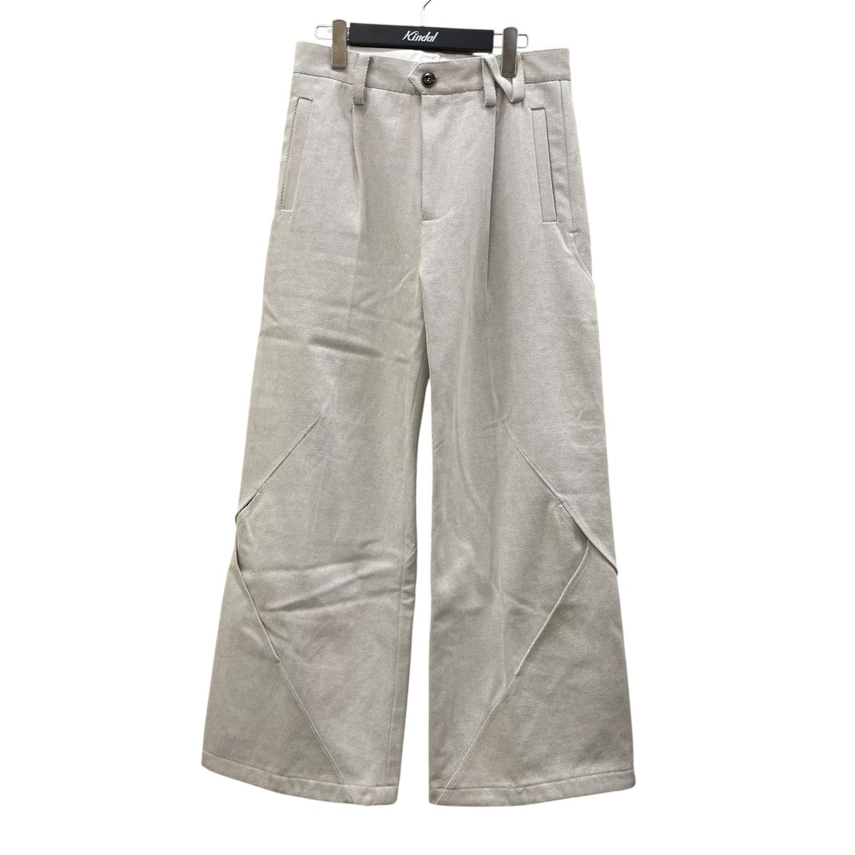 NULLUS(ヌル) 25AWINTERTWINED STRUCTURE TROUSERSワイドパンツ