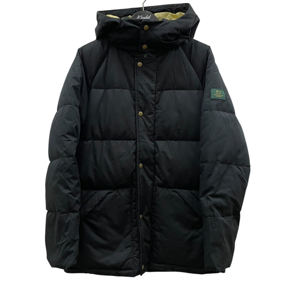 19AWDown Coat BlackフーデッドダウンジャケットWOCPS2927