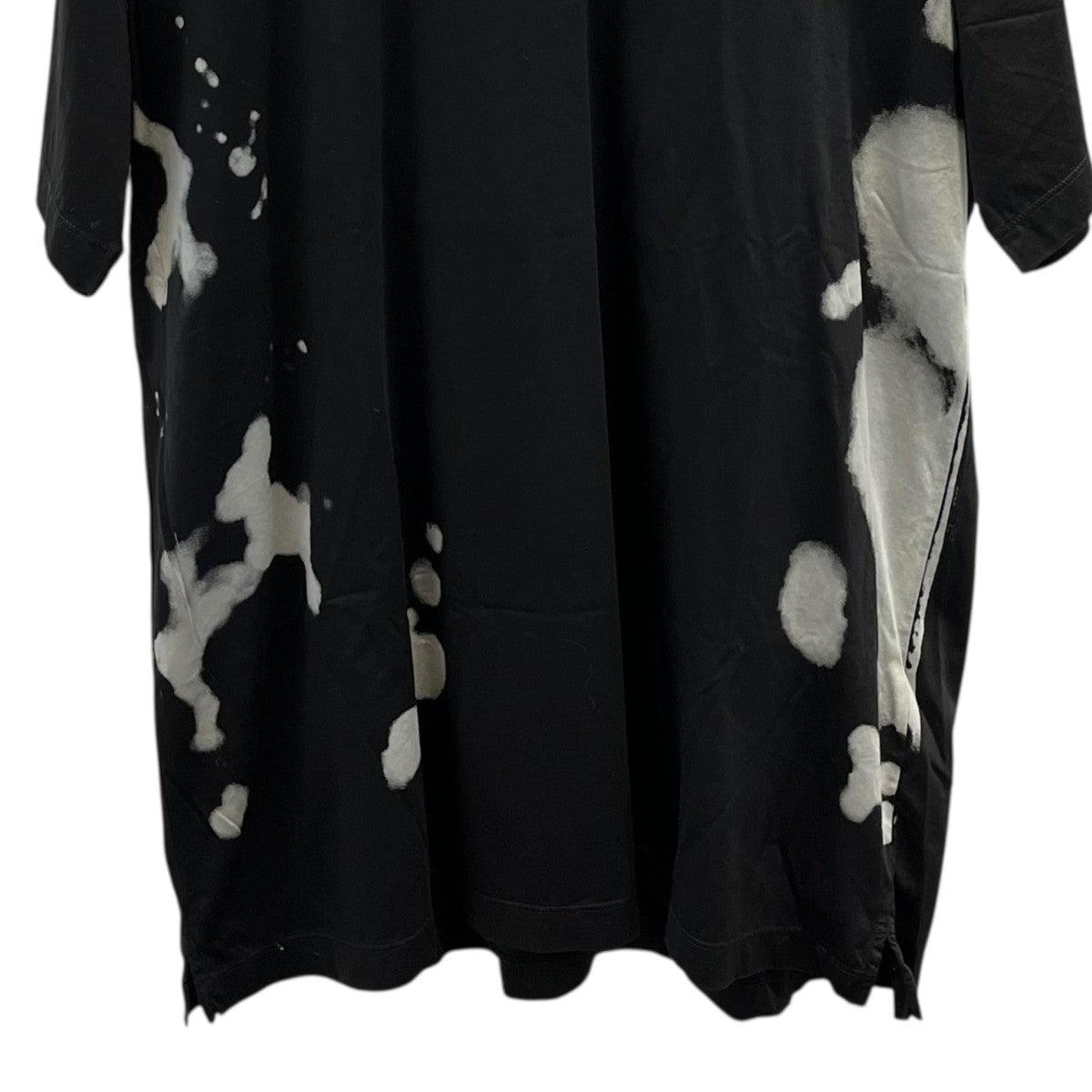 22SSBLEACHED LOGO T-SHIRTブリーチロゴプリント半袖TシャツS74GD0963