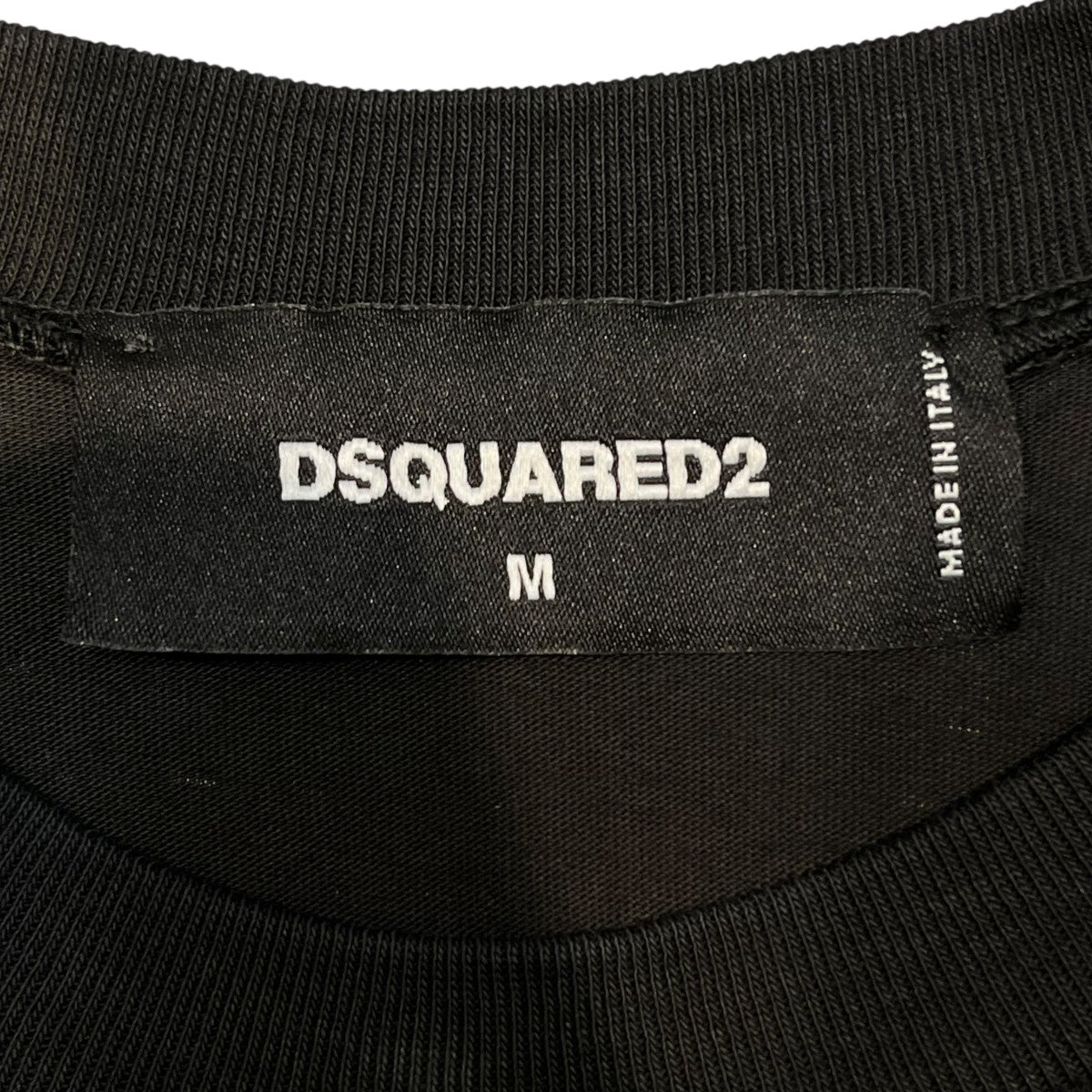 22SSBLEACHED LOGO T-SHIRTブリーチロゴプリント半袖TシャツS74GD0963