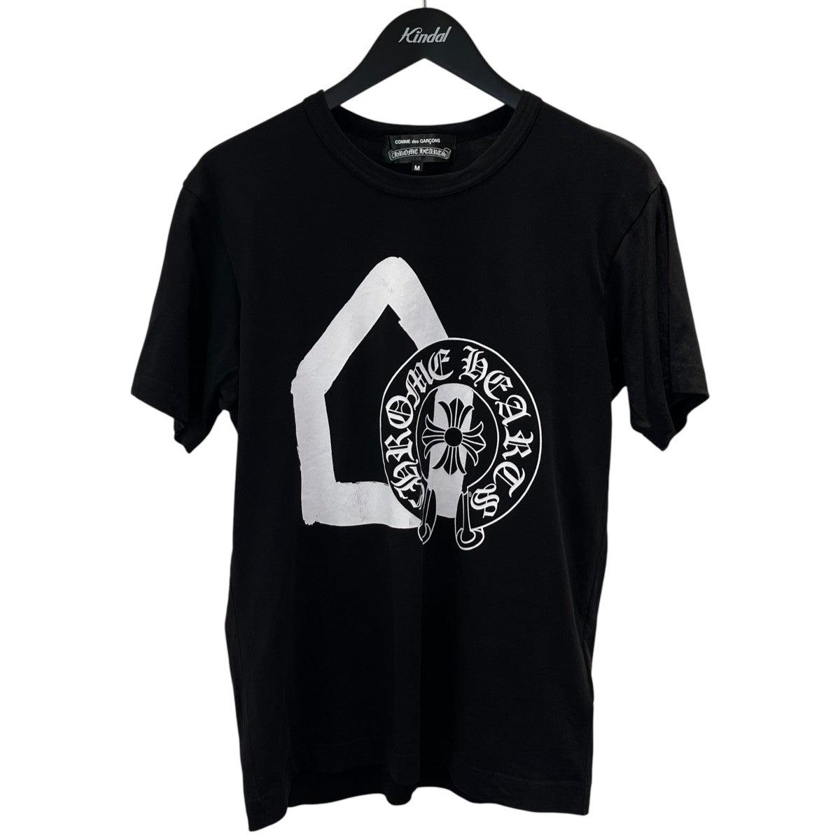CHROME HEARTS×COMME des GARCONS ロゴプリント半袖TシャツZI-T002 古着・中古-1枚目のアイテム画像