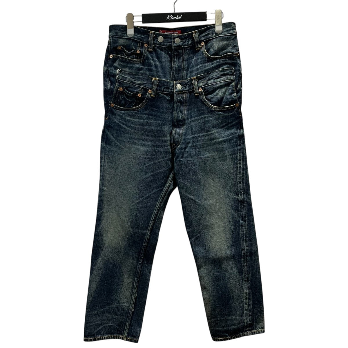 25SSダブルウエストデニムパンツWO-P208-051-1-3