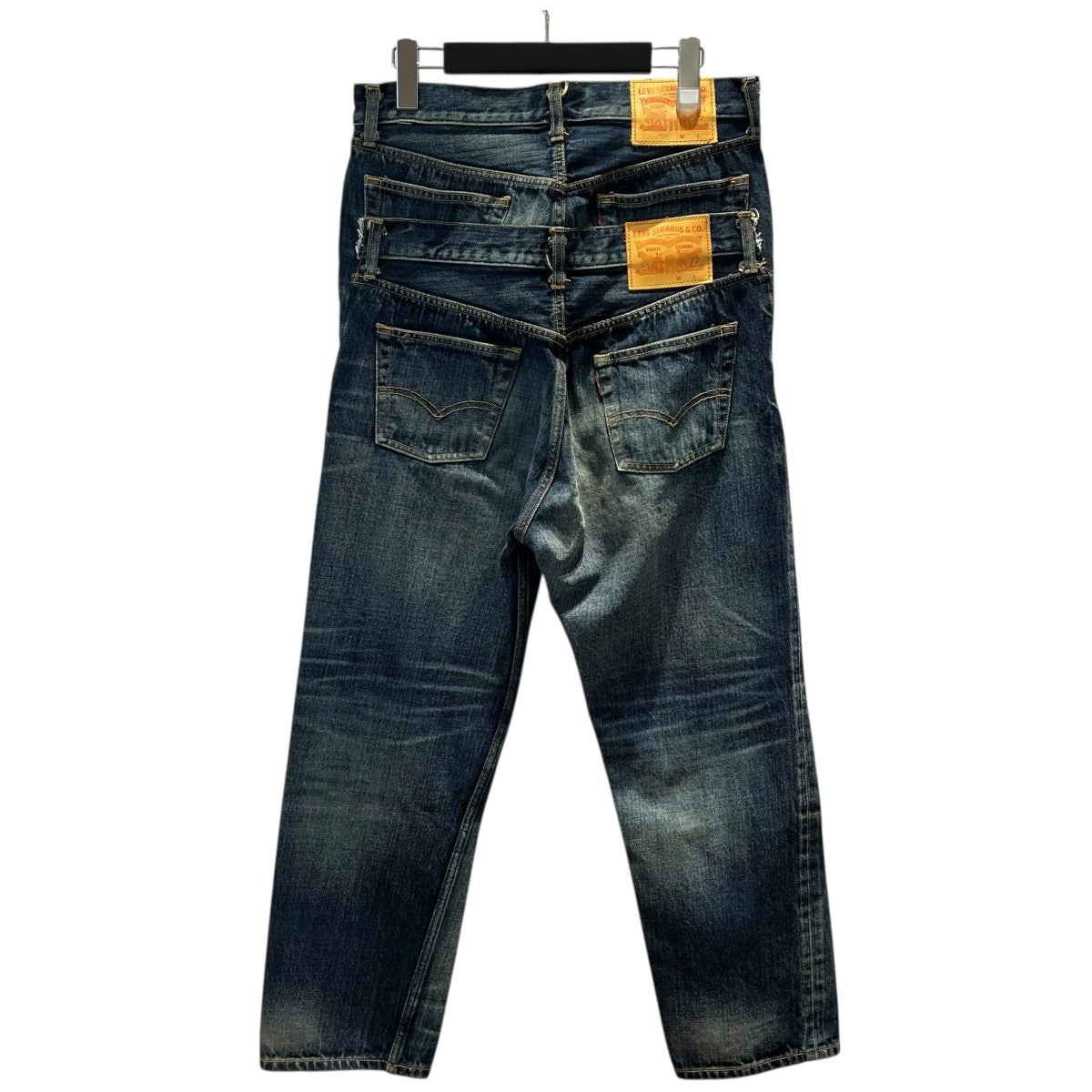 25SSダブルウエストデニムパンツWO-P208-051-1-3