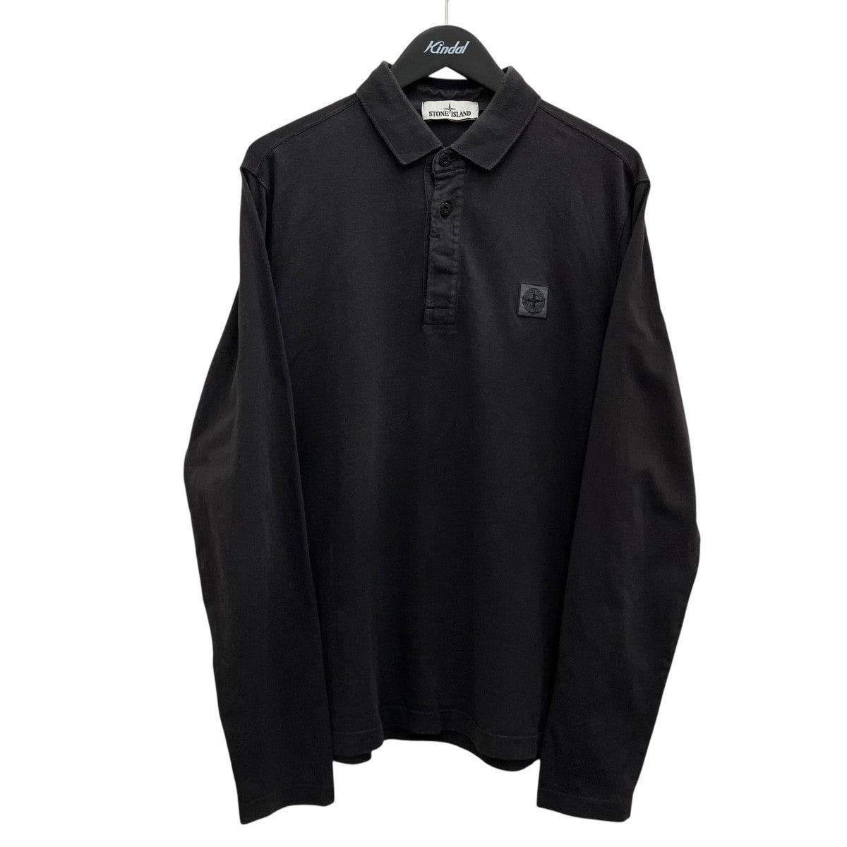 STONE  黒 ポロシャツ STONE ISLAND（ストーン アイランド） ポロシャツ 2SC17 メンズ