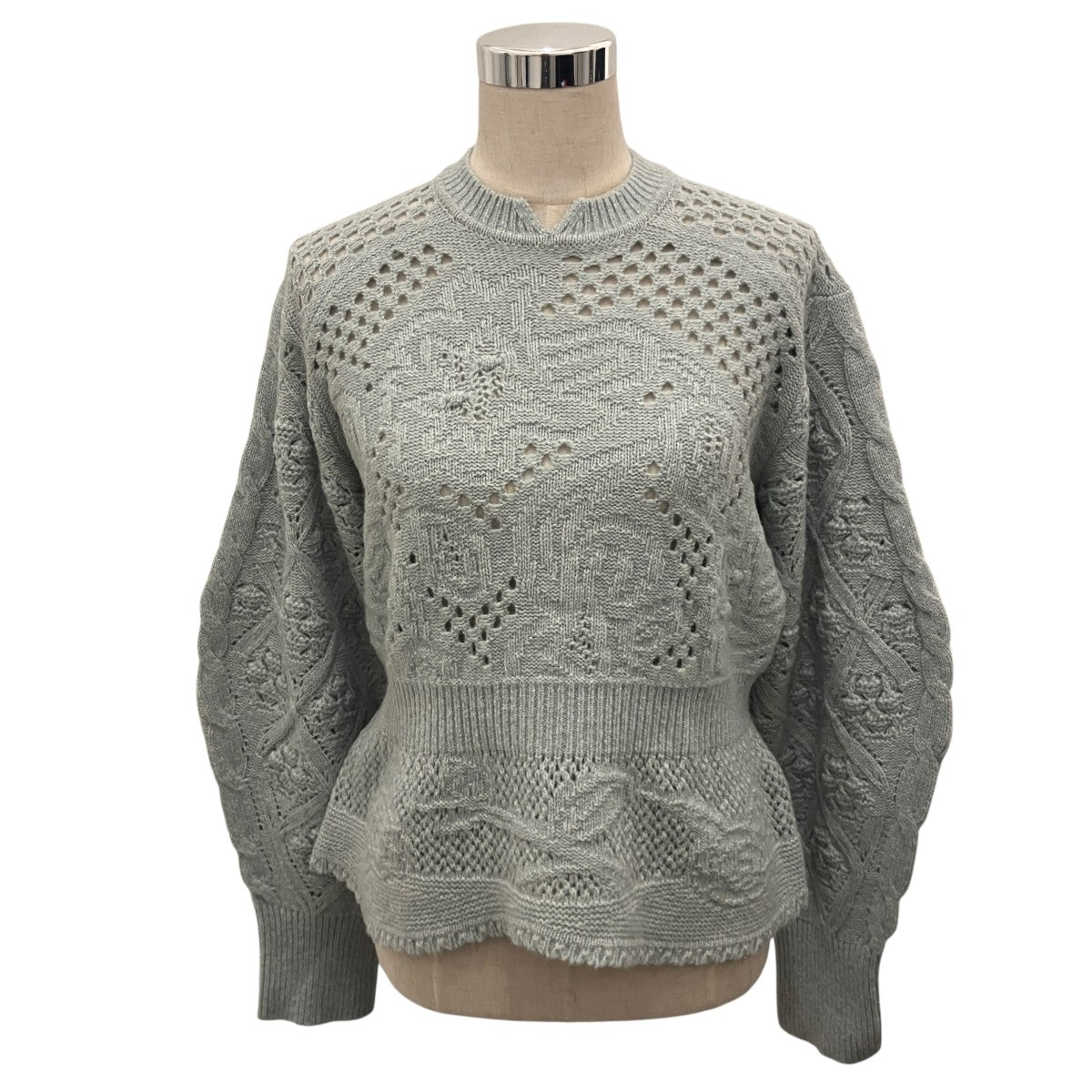 25AW【Multi Pattern Low Gauge Knitted Top】ニットMM25FW-KN091