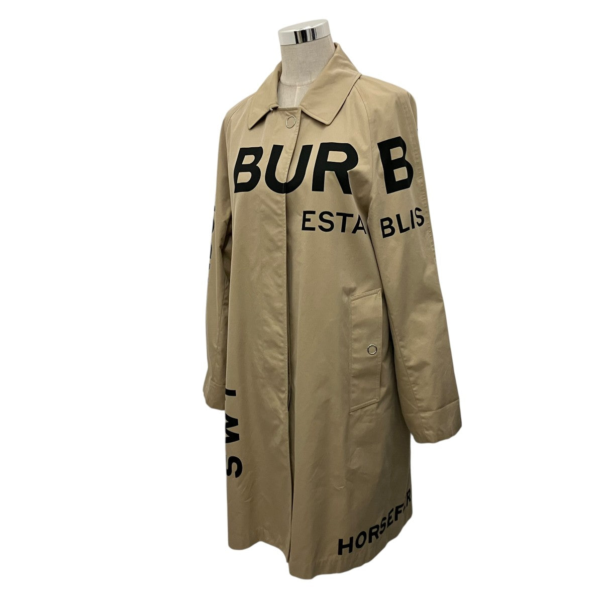 BURBERRY(バーバリー) ホースフェリーステンカラーコート8016222