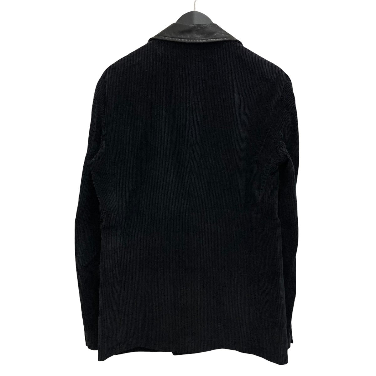 本人期襟レザーコーデュロイジャケット