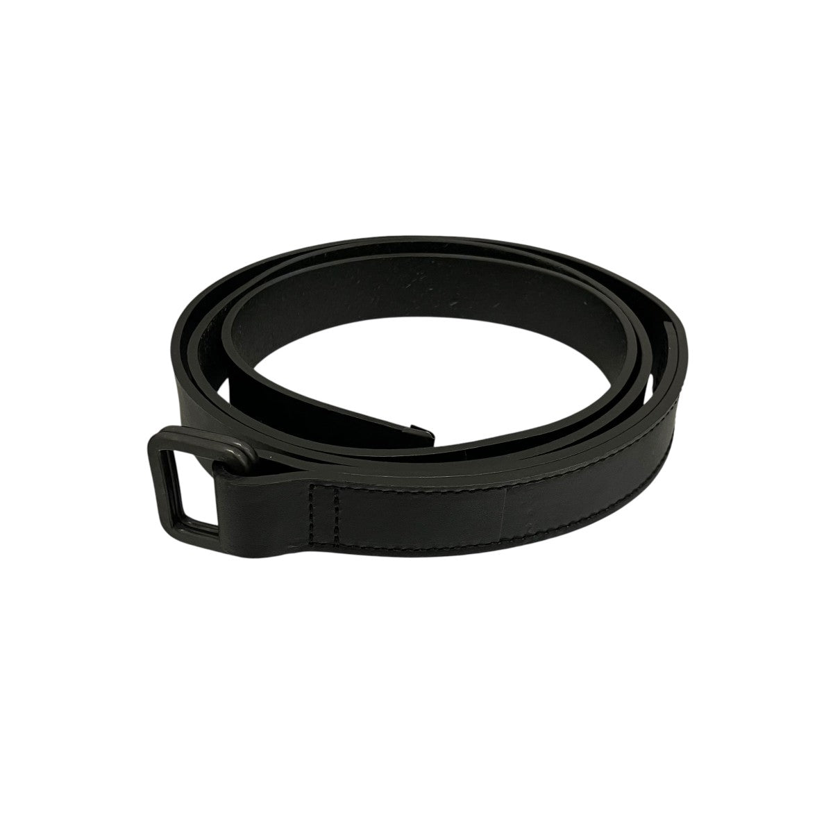 【LEATHER RECTANGLE BUCKLE BELT】レザーベルト